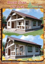Построим деревянный дом из профбруса 125м.кв. - foto 0